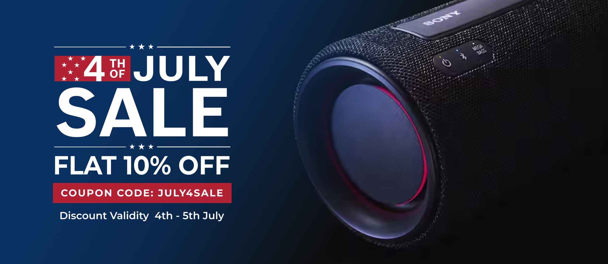 July Sale Banner