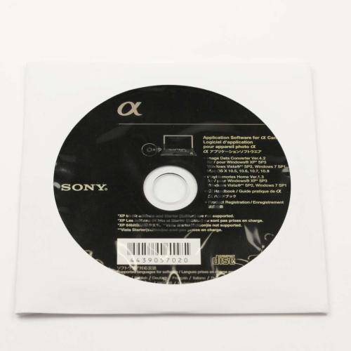Sony Alpha Applicationsoftware - 4-439-057-02