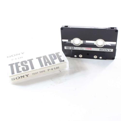 Sony TEST TAPE P4L81 - 8-918-060-40