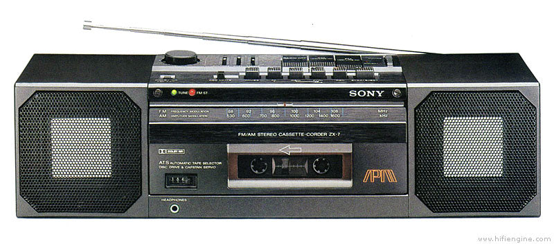 Sony ZX7 Radio Replacement Parts - Sony Parts